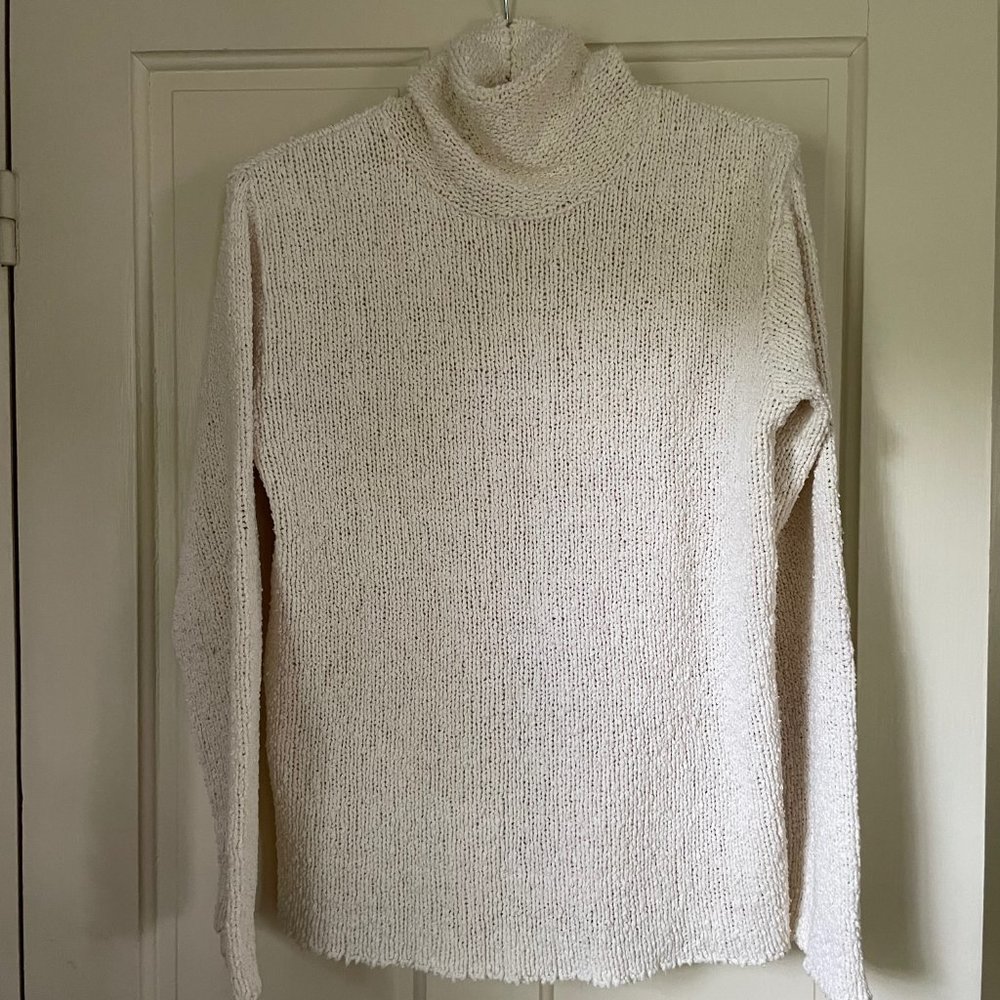 Oona Anthropolgy Cotton Turtleneck Sweater